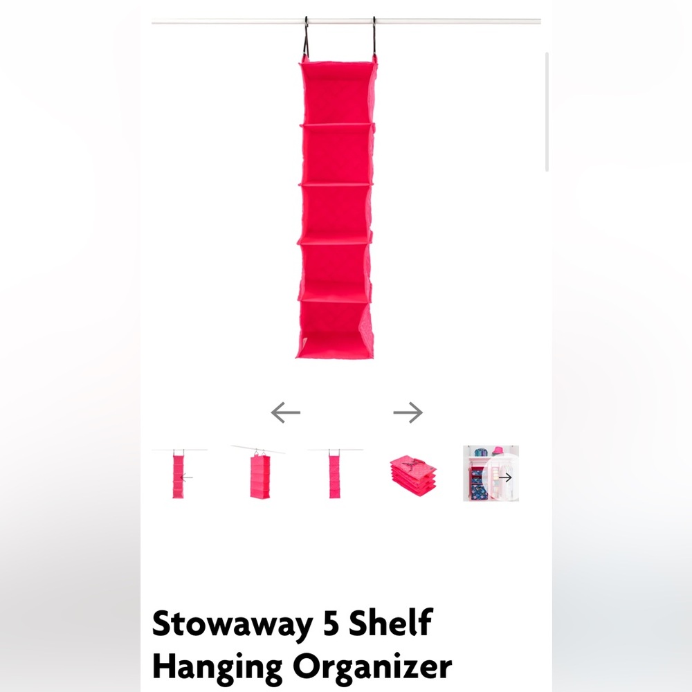 NWT Lug Stow Away Home in Hummingbird 
One set of hooks included - never opened